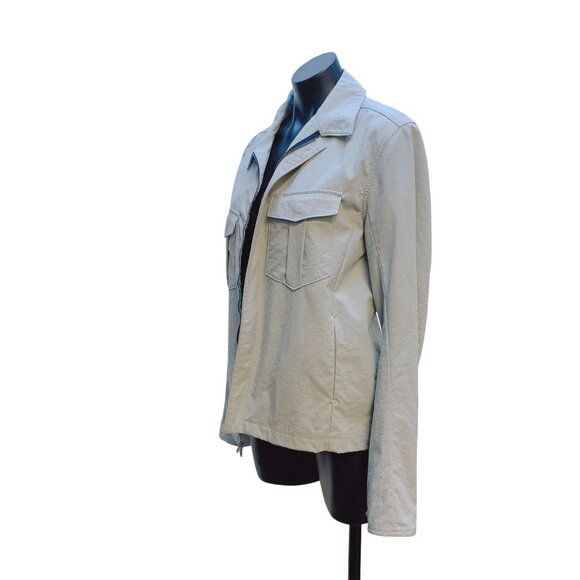 Rag & Bone Light Green Jacket With Front Pockets & Zipper Closure M - Picture 3 of 6